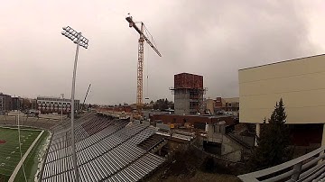 HD Go Pro Hero 2 1080p 170 degree wide angle on campus tower