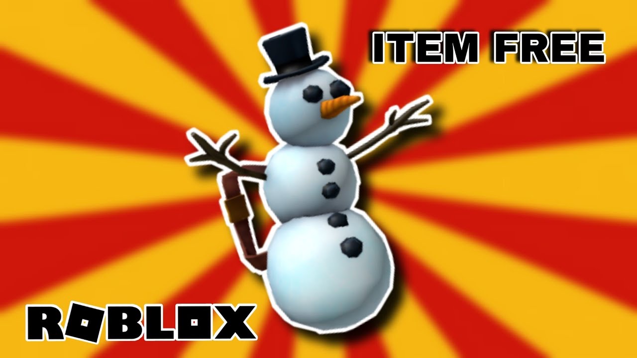 LẤY BALO NGƯỜI TUYẾT "Holiday Snowman Backpack" MIỄN PHÍ ROBLOX YouTube
