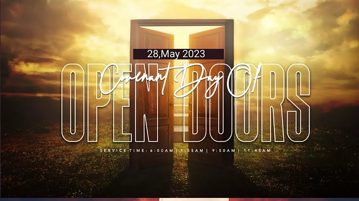 COVENANT DAY OF OPEN DOORS / END OF THE MONTH THANKSGIVING SERVICE| 28, MAY 2023 | FAITH TABERNACLE.