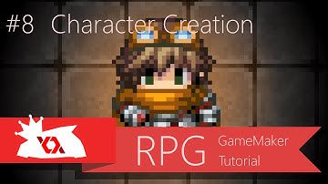 Game Maker Tutorial- RPG #8- Character Creation 1/2