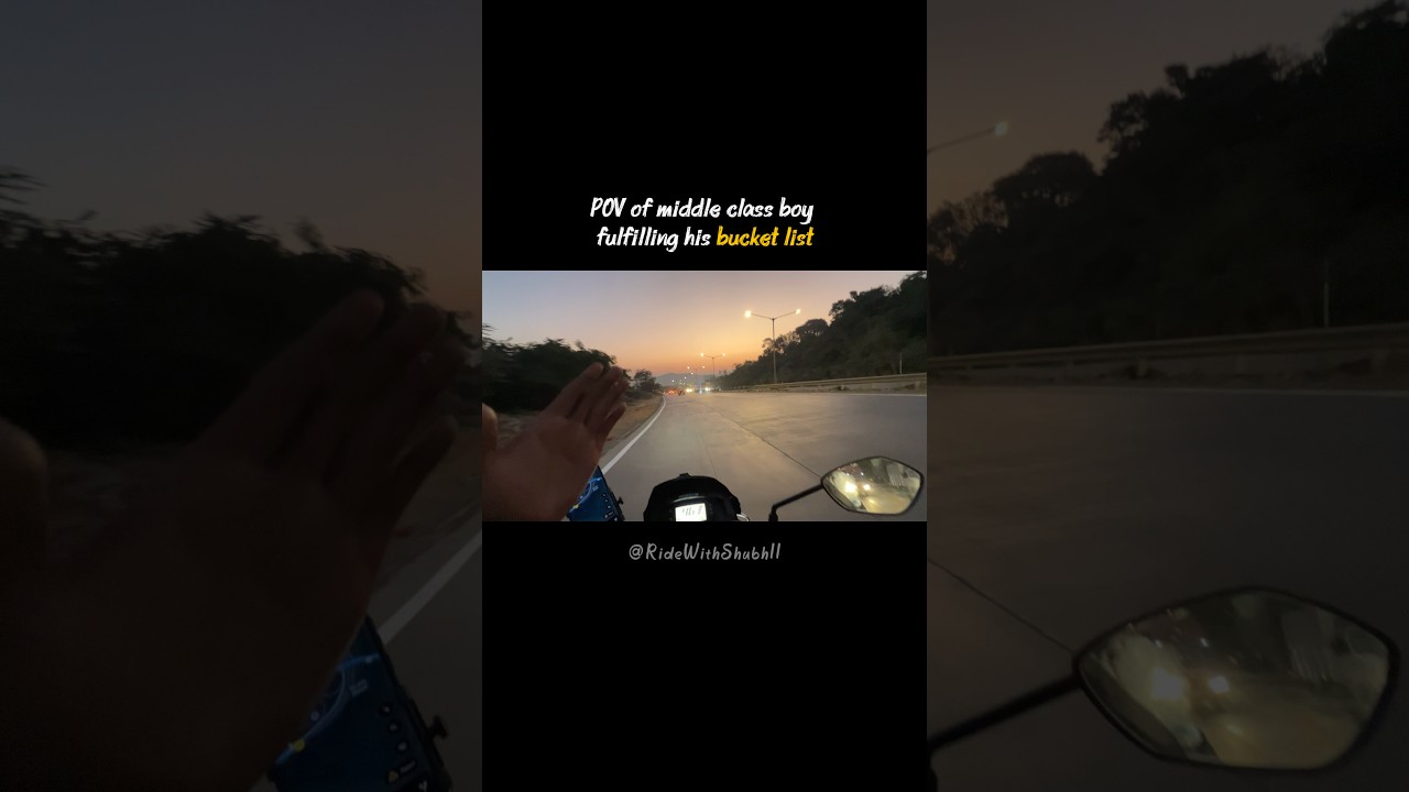 Middle Class Boy Living His Bucketlist Dreams 🥹 