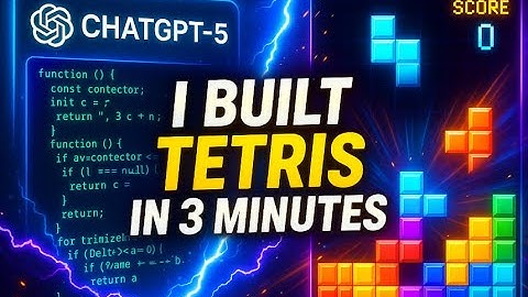 I Built Tetris in 3 Minutes — From Scratch in Canvas! 🎮