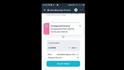How to Solve Unsupported chain ID Error
