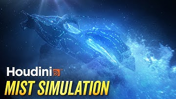 How To Simulate And Render Mist In Houdini Tutorial - Complete Workflow #tutorial #houdini #water