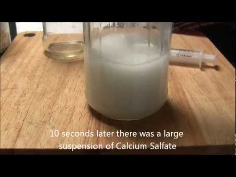 How to Make Calcium Sulfate
