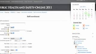 Setting a Guest and Enrollment Key in Moodle 2.0