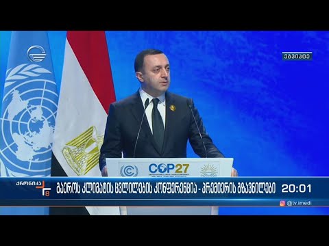 გაეროს კლიმატის ცვლილების კონფერენცია - პრემიერის გზავნილები