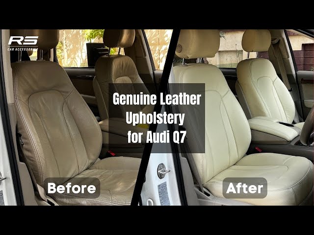 How to Repair Damaged Car Seat Audi R8 Leather Repair Steps 