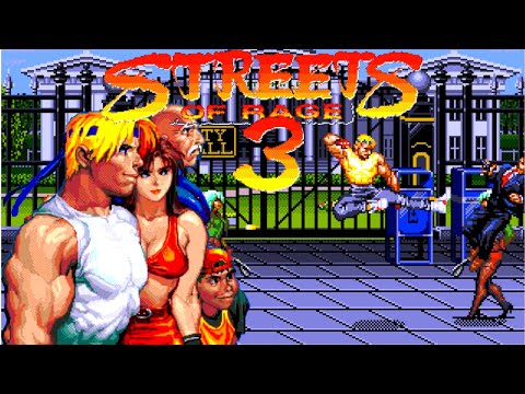 Streets of Rage 3 (Genesis/Mega Drive) Playthrough/Longplay (Hardest Mode)