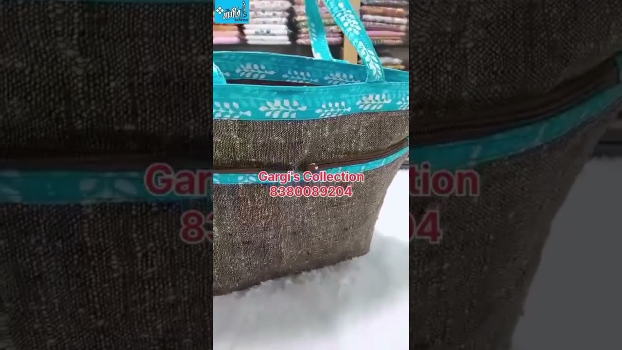 Jute Kantha Tote Bags! Gargis Collection Bags Manufacturer