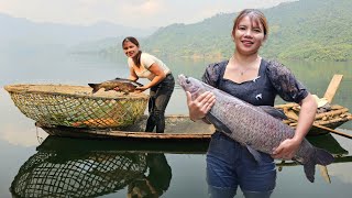 FULL VIDEO: Girl on the lake fishing for a living, Building a new life.