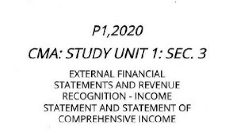 CMA: Unit 1: Sec.3 2020