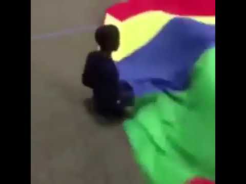 VINE Lil Black Kid Gets Sucked Under Parachute