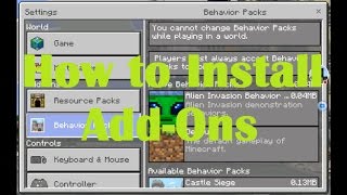 Minecraft PE - How to Install Add-Ons (NO ROOT!) screenshot 5