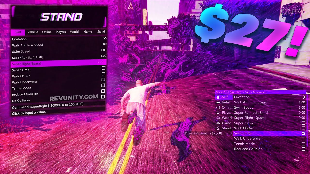 Stand GTA Mod Menu