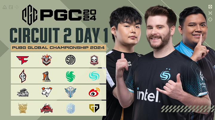 🔴LIVE สด!  PGC 2024 ศึกชิงแชมป์โลกพับจี Circuit 2 วันที่ 1