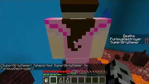 PopularMMOs Pat and Jen Minecraft THE BUTTON WILL KILL YOU! Trolling Buttons Custom Map 2