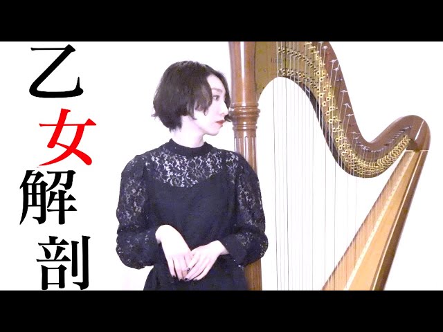D.Poloniato 作 【ハープを弾く娘】 D.Poloniato 作 【ハープを弾く娘