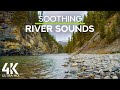 8 HOURS of Soothing River Sounds for Relax, Study, Work - 4K Cascade River of Stewart Canyon, Сanada