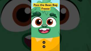 Pass The Bean Bag Freeze Game With The Kiboomers! Preschool Fun! #Shorts