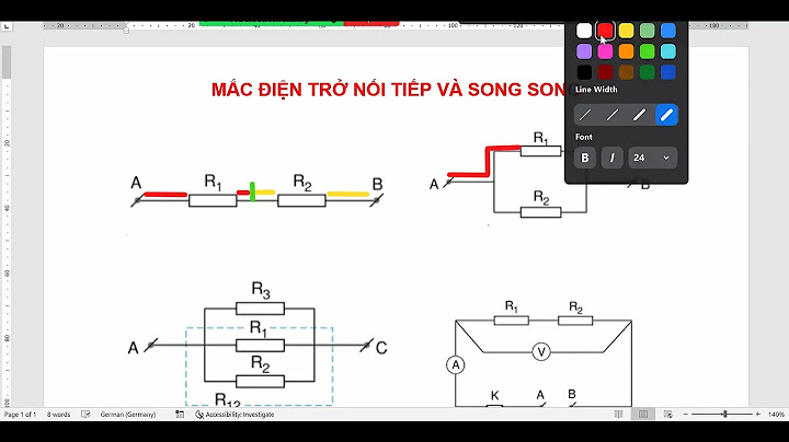 Cách mắc điện trở song song