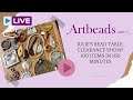 Julie's Bead Table: Clearance Show! 100 Items in 100 Minutes