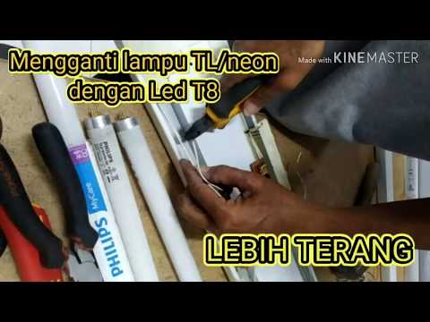 Video: Berapakah watt lampu t8?