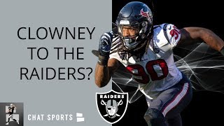 Jadeveon clowney to the oakland continues be a popular raiders rumor
swirling this nfl offseason. reason hype train has started aga...