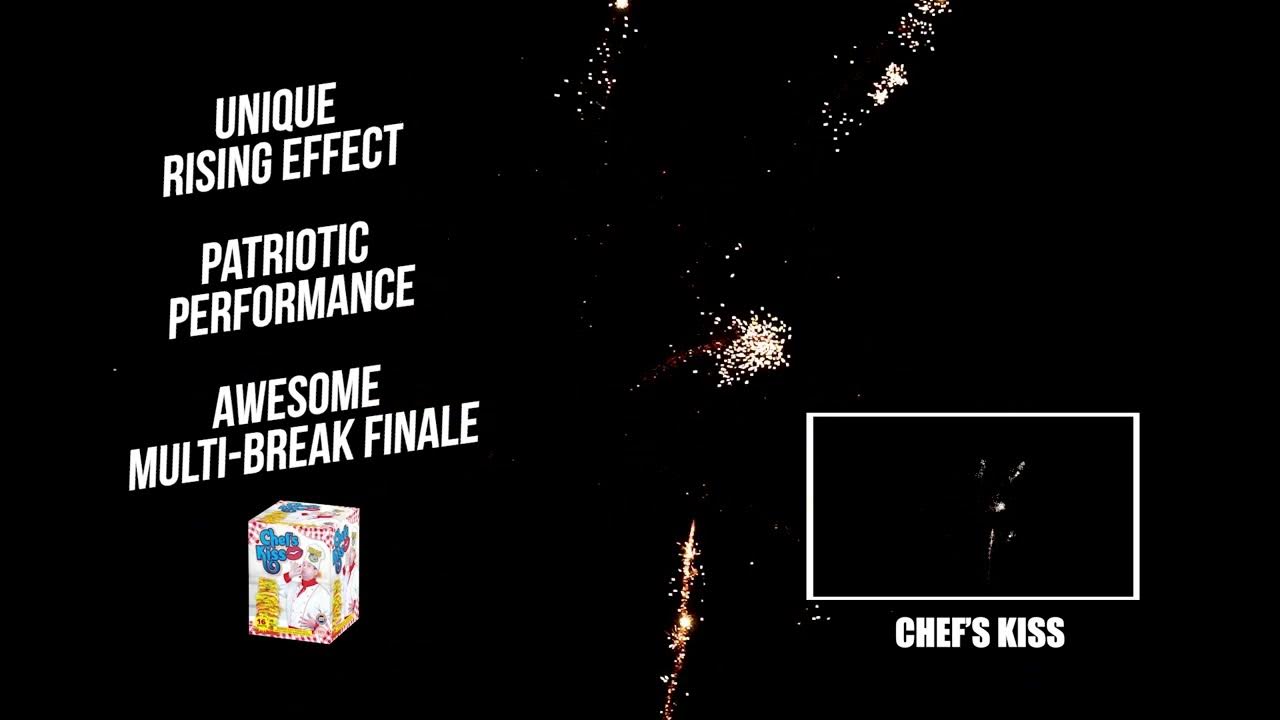 Chef's Kiss 200g Show Starter Firework World Class brand YouTube