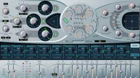 Logic Pro 9 - ES2 Synthesizer Tutorial Part 2 - Filters, FM, and Effects