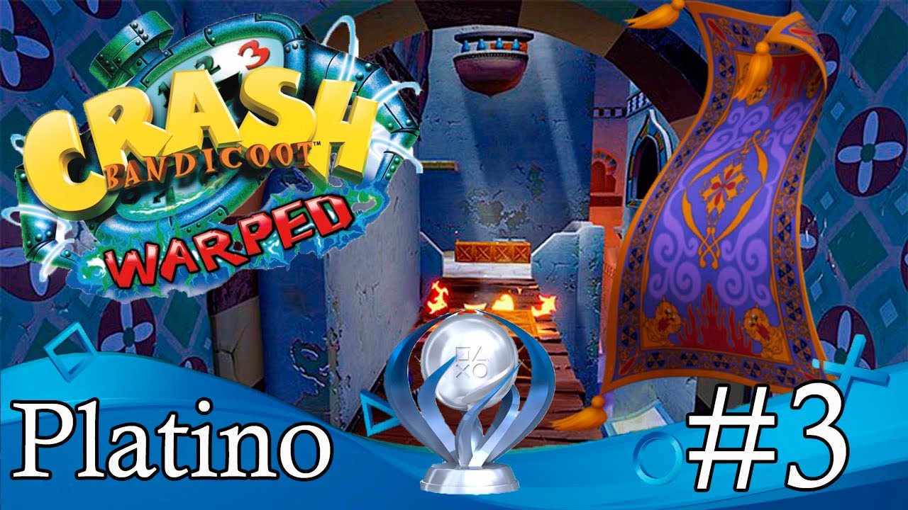 CRASH BANDICOOT 3 warped Nivel egipcio con reliquia en PLATINO 😱💪