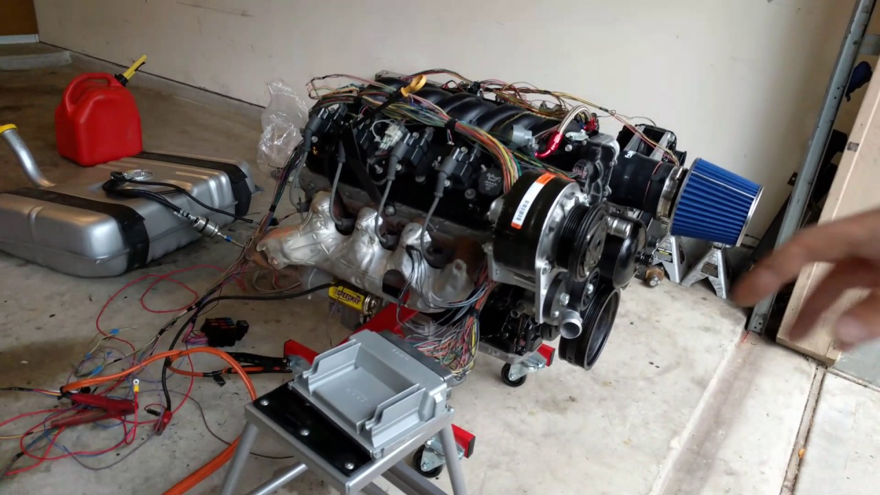 LQ4 with 243 heads, SUMLSGT102 cam, Dorman intake, DBW - YouTube.