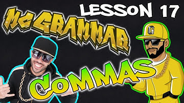 English Lesson:  Commas (in lists) for Kids | Learn through music and rap with MC Grammar