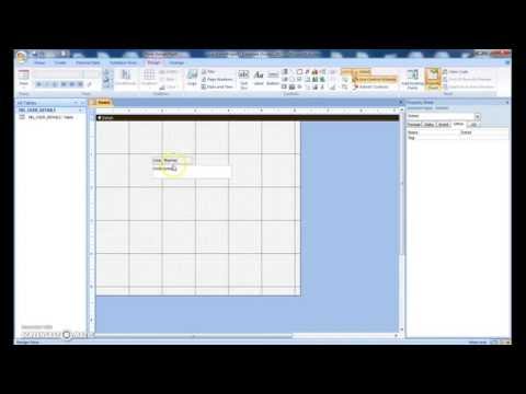 Create Login Form with Advance Design in Microsoft Access 2007 - Part 1