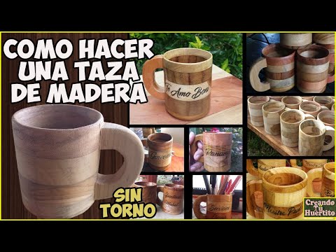 Video: Cómo Hacer Una Taza De Madera