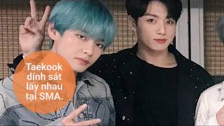 Taekookvkook Moment Taekook Dính Sát Lấy Nhau Tại Sma 2019.