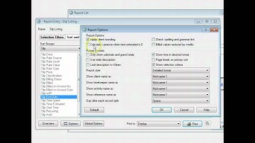Sage Timeslips - Reporting Overview
