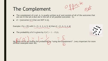 MDM4U: Unit 4, Lesson 1 - Intro. to Probability & Set Theory