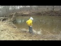 Fishing the Pigg River with Pierce January 2012