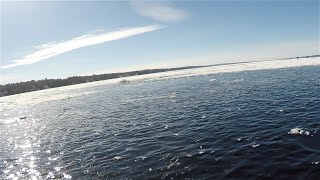 Cracking Ice at Bear Point, Lake Simcoe Wealth