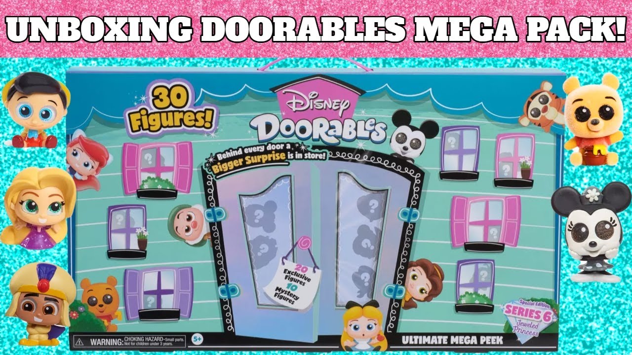 UNBOXING Disney Doorables Series 6 Ultimate Mega Pack Blind Bag Opening! Target Exclusive!