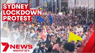 Fears Sydney anti-lockdown protest will be COVID super-spreader | 7NEWS