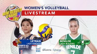 NCAA Season 99 | Letran vs Benilde (Women’s Volleyball) | LIVESTREAM - Replay