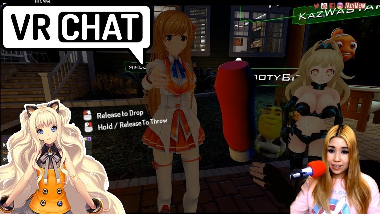 VRChat Highlights 17: Slooty vlogs at Haunted Prison, Pew pew in the bath at Suburban House Party
