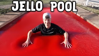 World's Largest Jello Pool- Can you swim in Jello?Mark RoberMrbeast