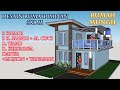 Rumah Impian 2020, Desain Rumah 5x8 Meter 3 Kamar/3 Kamar Mandi/Ruamh Tamu dan Keluarga + Balkon