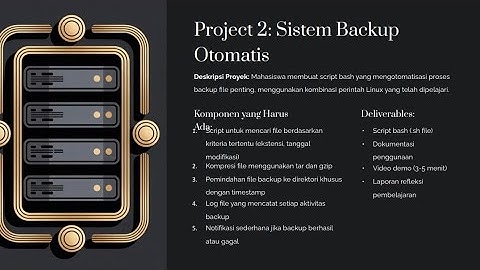 Sistem Operasi - Project 2 "Sistem Backup Otomatis"