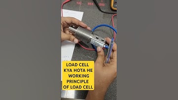 Load cell Working Principle | Wiring of Load cell #instrumentation#education#ytshorts#youtubeshorts