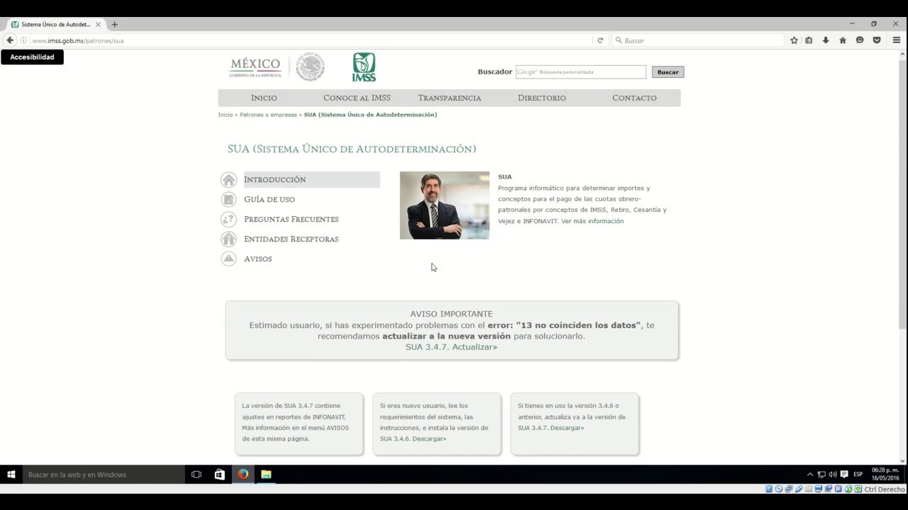 Instalaci N Y Actualizaci N De Sua 3 4 7 En Windows 10 Youtube