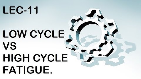 HIGH CYCLE FATIGUE VS LOW CYCLE FATIGUE .